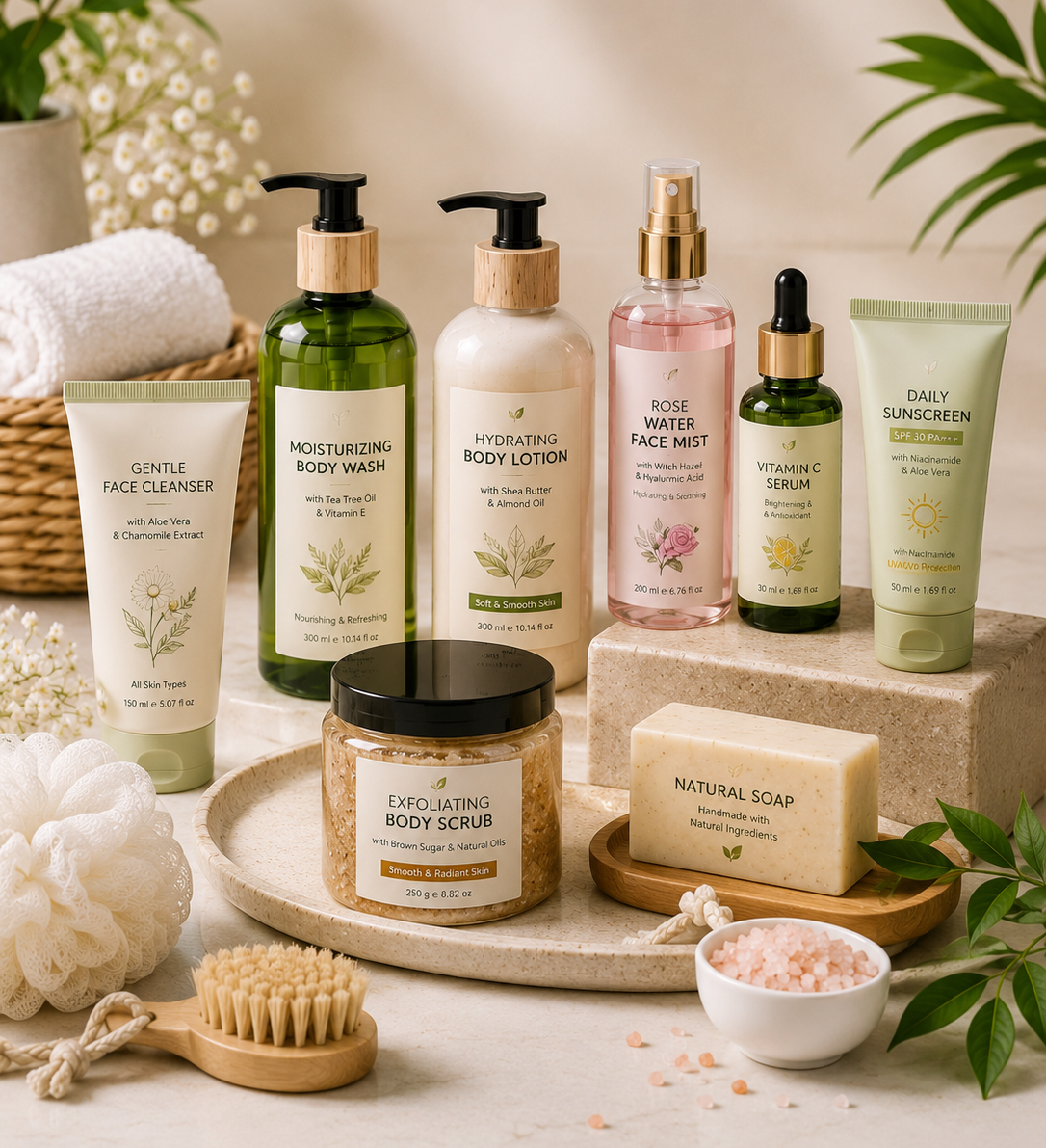 Home bath beauty personal care
