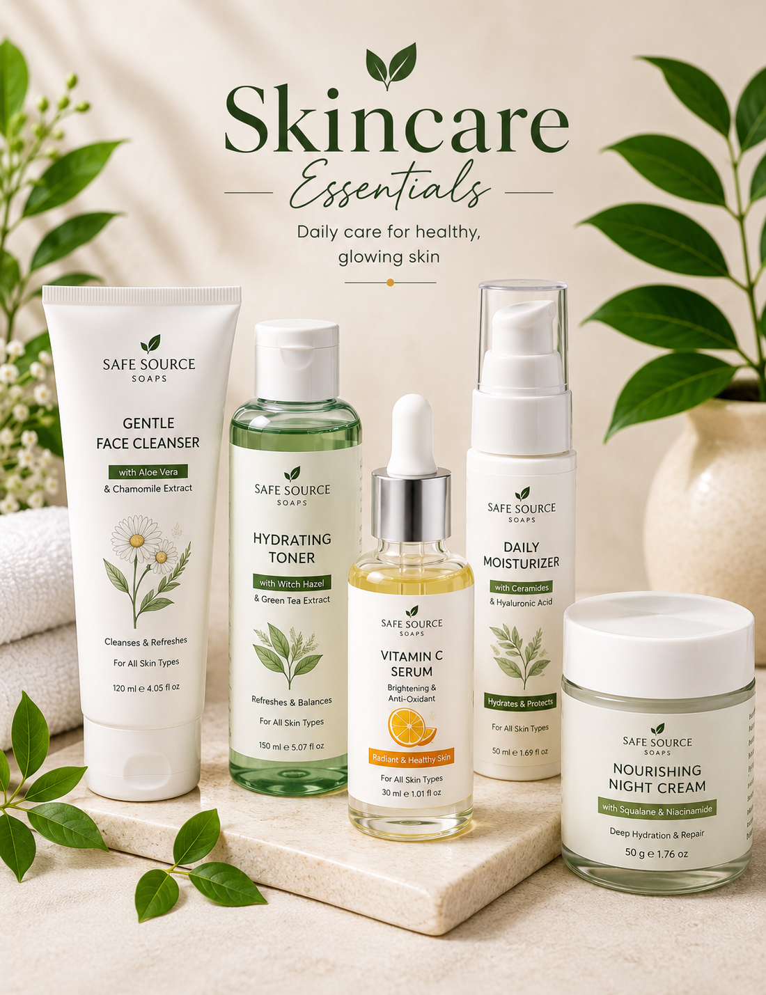 Home skincare essentials img